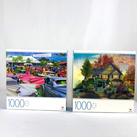 Two 1000 piece puzzles by Cardinal - Picture 1 of 5